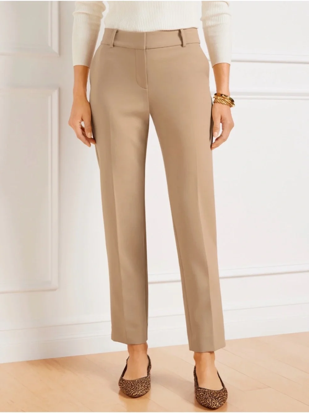 Talbots Tan Hampshire Ankle Pants Women’s size 4 - Picture 9 of 10